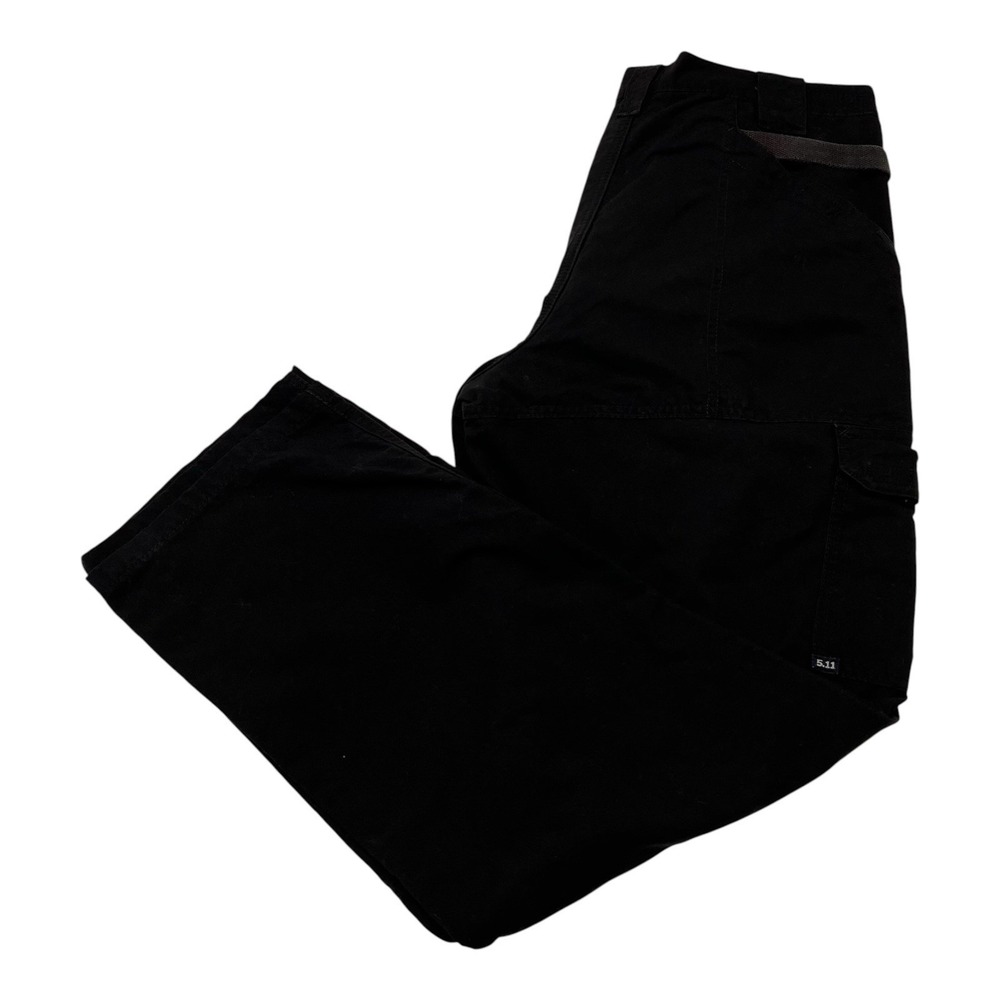 5.11 Tactical‎ Mens Nylon Canvas Pan Black 34/32 Tech Workwear Quick Dry Outdoor